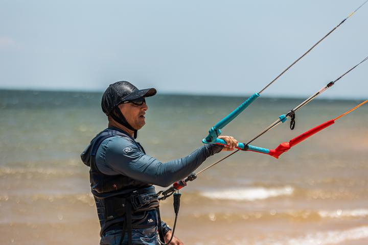 Retrato com a barra na mão
